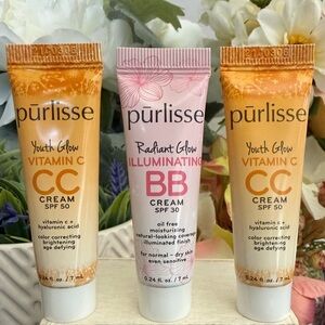 🆕🪷  PURLISSE CC & BB CREAM BUNDLE. BRAND NEW FACTORY SEALED.